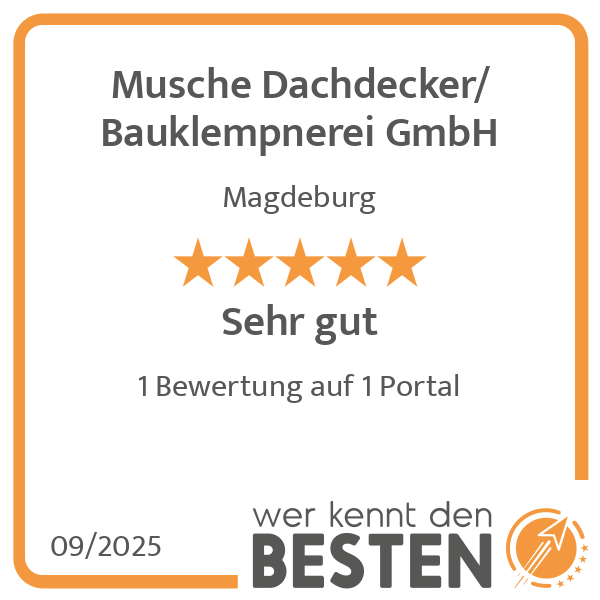 Musche Dachdecker/ Bauklempnerei GmbH in Magdeburg - Logo