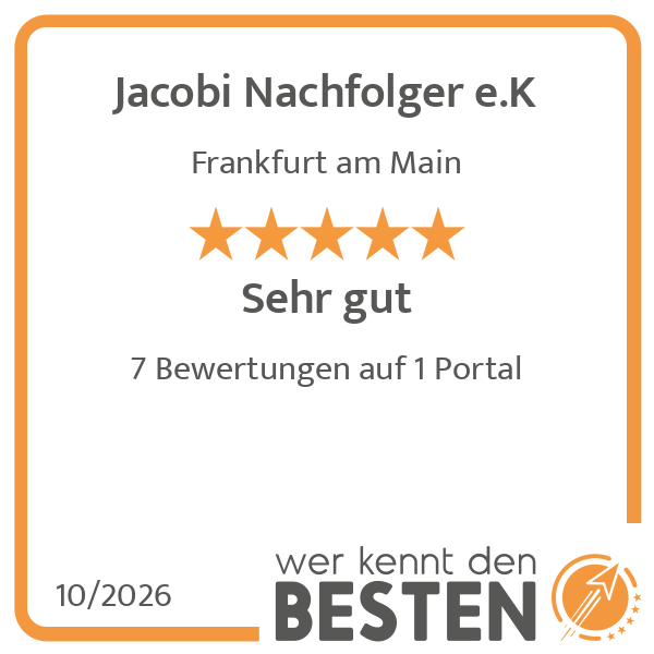 Jacobi Nachfolger e.K - werkenntdenBESTEN.de Quali …
