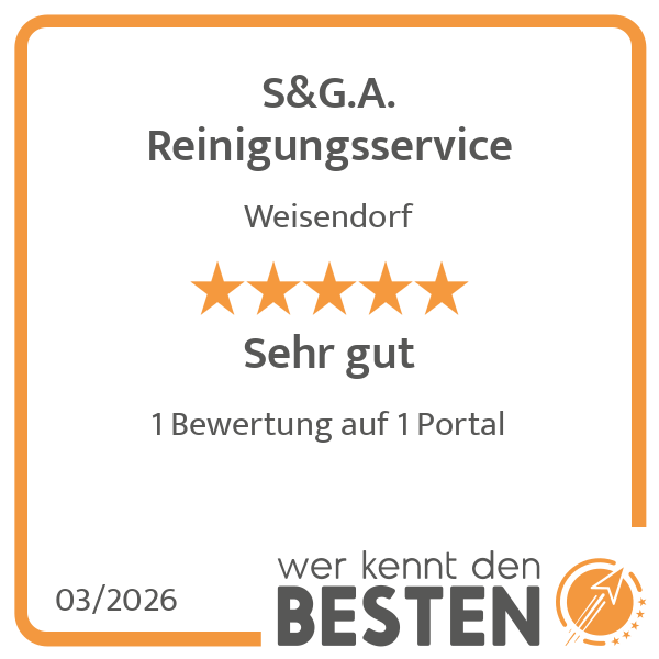 S&G.A. Reinigungsservice - werkenntdenBESTEN.de Qu …