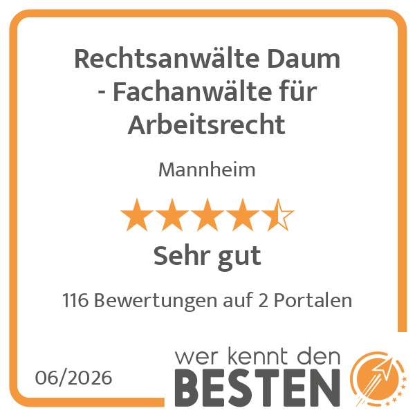 Rechtsanwälte Daum - Fachanwälte für Arbeitsrecht  …