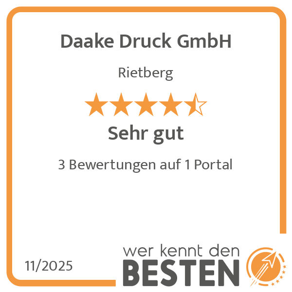Daake Druck GmbH - werkenntdenBESTEN.de Qualitätss …