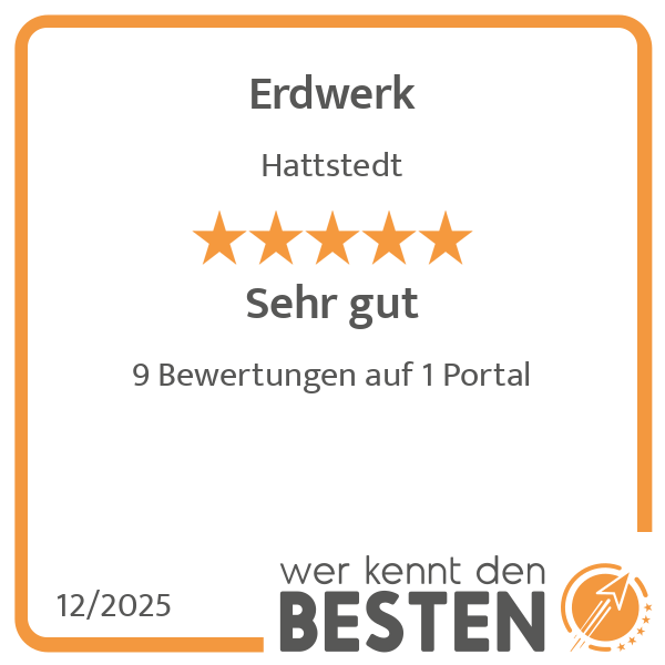 Erdwerk - werkenntdenBESTEN.de Qualitätssiegel