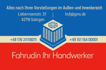 Hausmeisterservice Fahrudin