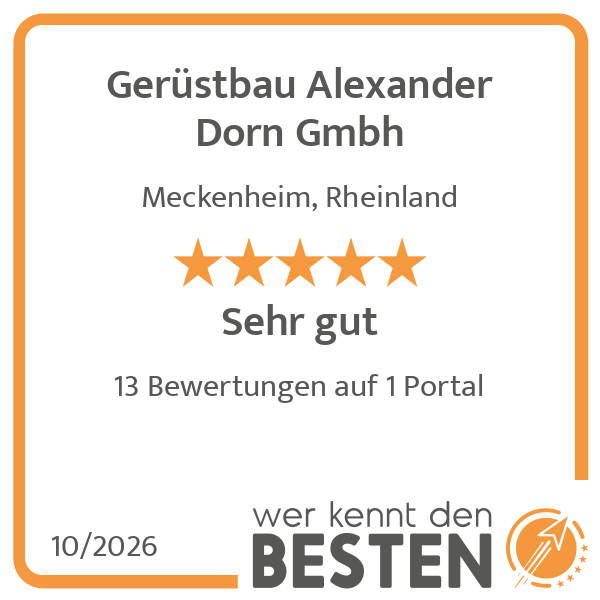 Gerüstbau Alexander Dorn Gmbh - werkenntdenBESTEN. …