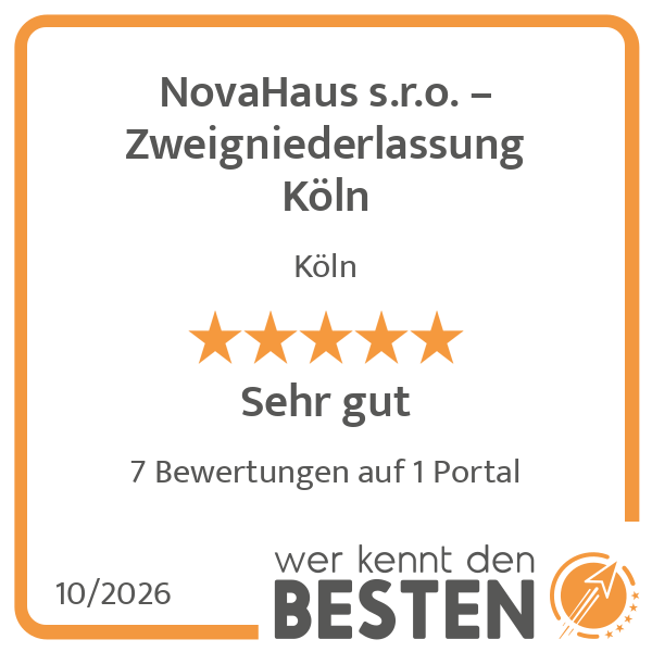NovaHaus s.r.o. – Zweigniederlassung Köln - werken …