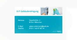 A.P. Geb&auml;udereinigung M&uuml;nchen