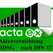 Logo acta ex Aktenvernichtung Klaus Schmidt