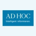 Logo AD HOC - Gesellschaft f&uuml;r Public Relations mbH
