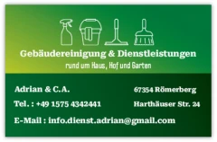 Adrian C&A Gebäudereinigung und Dienstleistungen Römerberg