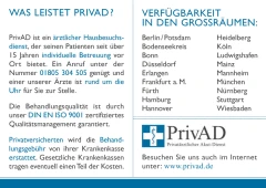 Ärztlicher Akut-Dienst PrivAD für Privatpatienten u.Selbstzahler Nürnberg