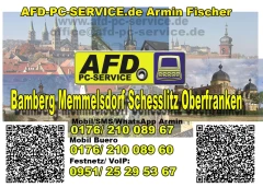 Logo AFD-PC-SERVICE.de Armin Fischer // Armin Fischer Dienstleistungen