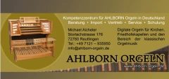 Ahlborn Orgeln Deutschland Reutlingen