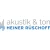 Logo akustik & ton Heiner Rüschoff