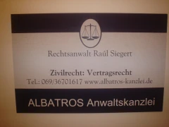 Logo ALBATROS Anwaltskanzlei - Rechtsanwalt Raúl Siegert