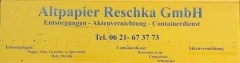 Logo Altpapier Reschka GmbH