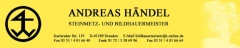 Logo Andreas Händel Steinmetz- und Bildhauermeister