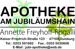 Apotheke Am Jubiläumshain, Annette Freyhoff-Rogalli Duisburg