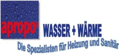 Logo apropos Wasser + W&auml;rme GmbH
