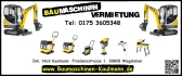 Logo Baumaschinenverleih Halberstadt / Pflasterbau Kaulmann Tel: 0175/3605348 Baumaschinenverleih