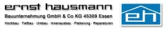 Logo Bauunternehmung Ernst Hausmann GmbH u. Co. KG