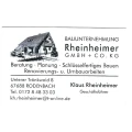 Bauunternehmung Rheinheimer GmbH & Co.KG Rodenbach, Kreis Kaiserslautern