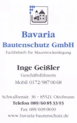 Bavaria Bautenschutz GmbH Fachbetrieb für Mauertrockenlegung Ottobrunn