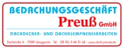 Logo Bedachungsgesch&auml;ft Preu&szlig; GmbH