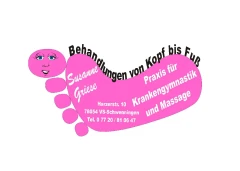 Behandlungen von Kopf bis Fuß Praxis für Krankengymnastik und Massage Susanne Griese Krankengymnastik Villingen-Schwenningen