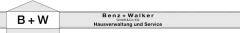 Logo Benz & Walker GmbH & Co. KG Hausverwaltung Hausservice
