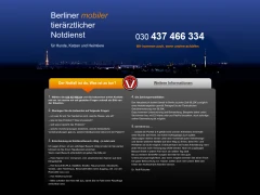 Berliner mobiler tierärztlicher Notdienst für Hunde, Katzen, Heimtiere Dr. med. vet. Rolf Röschke Erkner