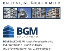 BGM-Balkonbau UG Stutensee