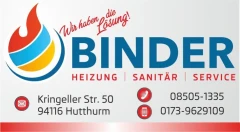 Binder Heizungs- Sanit&auml;rtechnik e. K. Inh. Erich Lorenz Hutthurm