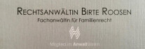 Logo Birte Roosen Rechtsanwaltskanzlei