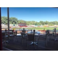 Blick von Terrasse ins HStadionermann-Neuberger-Stadion