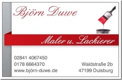 Björn Duwe Maler & Lackierer Duisburg