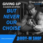 Dein Body, Dein Shop! BODY-M SHOP Sportnahrung &amp; Fitnesszubehör.