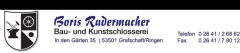 Logo Radermacher, Boris