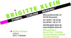 Brigitte Klein - Stempel - Schilder - Druck Neumarkt