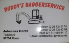 Buddy´s Baggerservice Johannes Horst Roes