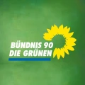 Logo B&Uuml;NDNIS 90/DIE GR&Uuml;NEN