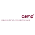 Logo camp Innenarchitektur. Markenentwicklung