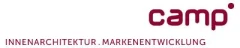 Logo camp Innenarchitektur. Markenentwicklung
