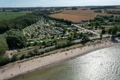 Luftbild vom Strand