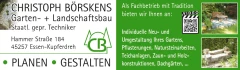 Logo Christoph Börskens Landschaftsbau