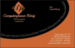 Logo Computergravur-König Uwe König