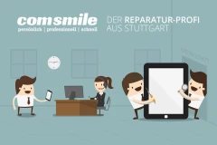 Logo comSmile GmbH - IT Service, Reparatur von Tablet, Notebook und Smatphones