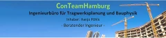 Logo ConTeamHamburg - Ingenieurbüro für Tragwerksplanung / Statik und Bauphysik Dipl.-Ing. Hanjo Pöhls