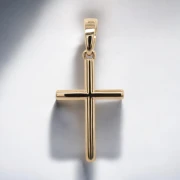 Kreuzanh&auml;nger 585/-Gelbgold