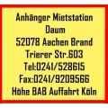 Daum Anhängerverleih Aachen