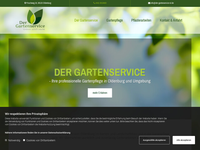 Der Gartenservice Oldenburg Offnungszeiten Telefon Adresse